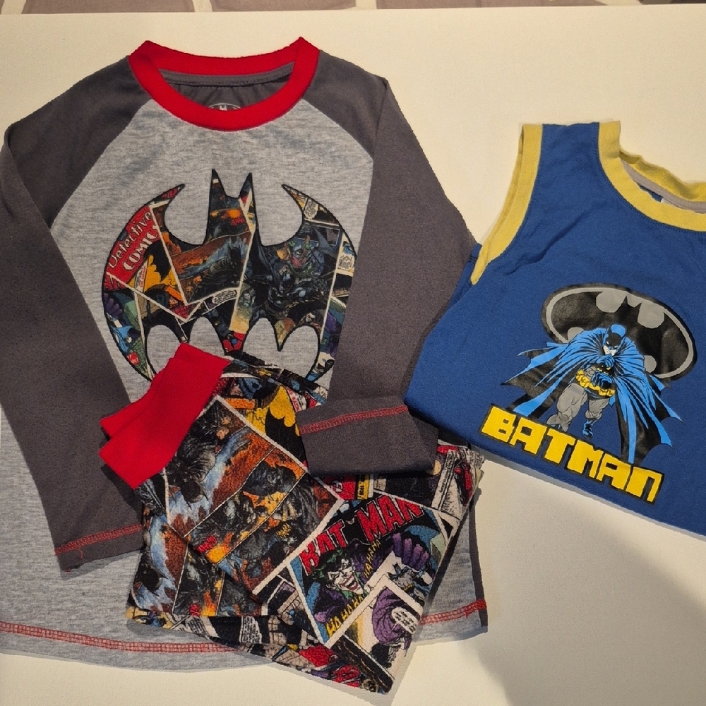 Batman Boys Pajama and Tank Top Set